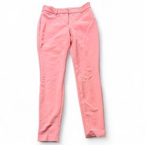 Express Coral Skinny Mid-Rise Dress Pants